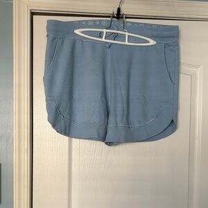 Sky Blue Women's Athletic Shorts